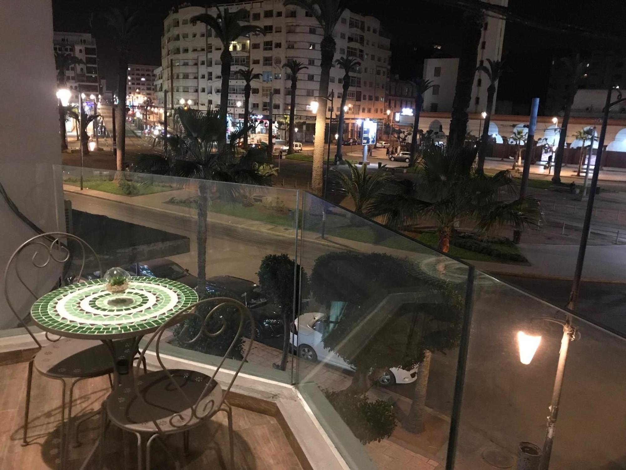 Appartement luxueux centre Casablanca Parking privé Netflix Esterno foto